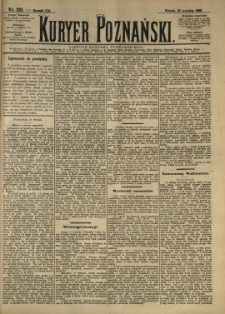 Kurier Poznański 1892.09.27 R.21 nr221