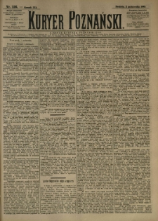 Kurier Poznański 1892.10.02 R.21 nr226
