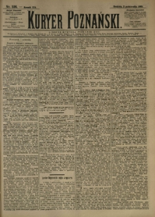 Kurier Poznański 1892.10.02 R.21 nr226