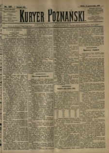 Kurier Poznański 1892.10.15 R.21 nr237