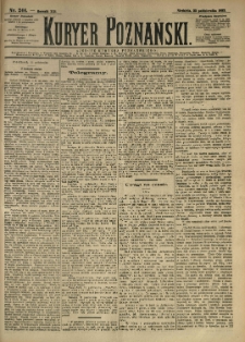 Kurier Poznański 1892.10.23 R.21 nr244