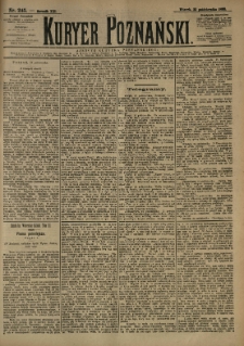 Kurier Poznański 1892.10.25 R.21 nr245
