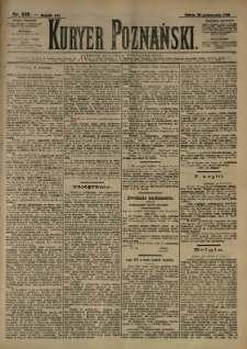 Kurier Poznański 1892.10.29 R.21 nr249