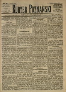 Kurier Poznański 1892.11.01 R.21 nr251