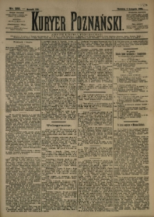 Kurier Poznański 1892.11.06 R.21 nr255