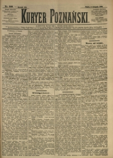 Kurier Poznański 1892.11.11 R.21 nr259