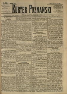 Kurier Poznański 1892.11.15 R.21 nr262