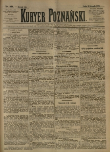Kurier Poznański 1892.11.16 R.21 nr263