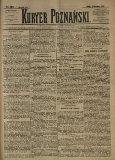Kurier Poznański 1892.11.16 R.21 nr263