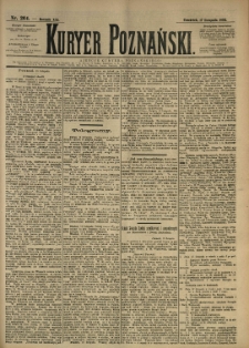 Kurier Poznański 1892.11.17 R.21 nr264