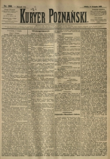 Kurier Poznański 1892.11.19 R.21 nr266