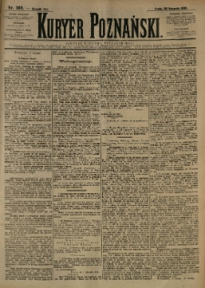 Kurier Poznański 1892.11.23 R.21 nr269