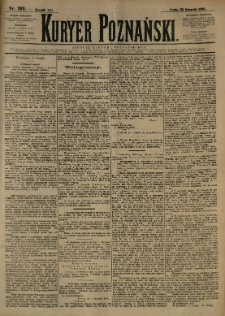 Kurier Poznański 1892.11.23 R.21 nr269