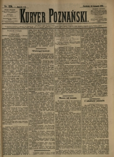 Kurier Poznański 1892.11.24 R.21 nr270