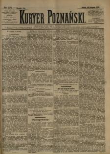 Kurier Poznański 1892.11.26 R.21 nr272