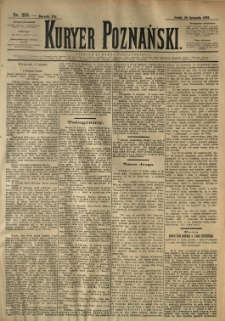 Kurier Poznański 1892.11.30 R.21 nr275