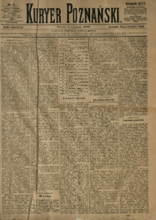 Kurier Poznański 1888.01.04 R.17 nr3
