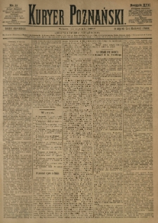 Kurier Poznański 1888.01.14 R.17 nr11