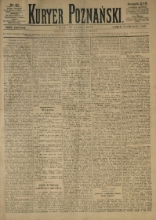Kurier Poznański 1888.01.25 R.17 nr20