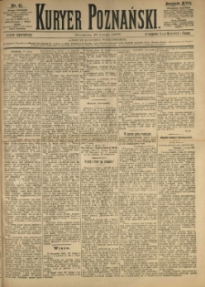Kurier Poznański 1888.02.19 R.17 nr41
