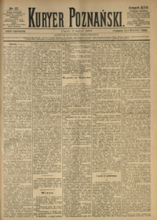 Kurier Poznański 1888.03.09 R.17 nr57