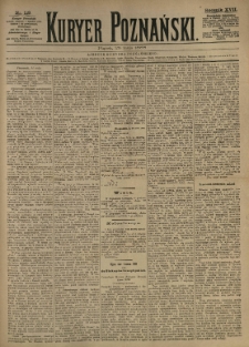 Kurier Poznański 1888.05.25 R.17 nr119
