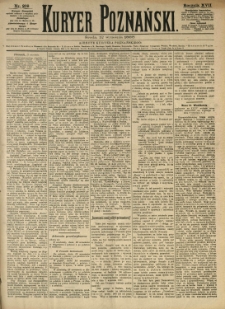 Kurier Poznański 1888.09.12 R.17 nr209
