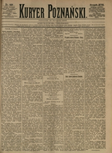 Kurier Poznański 1888.11.15 R.17 nr263