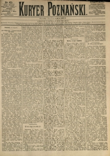 Kurier Poznański 1888.11.24 R.17 nr271