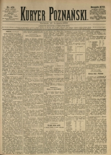 Kurier Poznański 1888.11.25 R.17 nr272